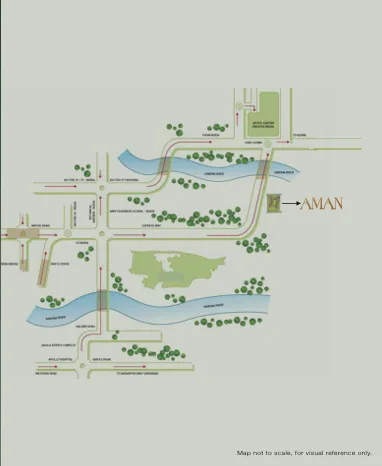 Jaypee Aman location 1