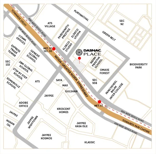 Dasnac Place location 1
